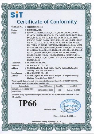 Certificate of honor seven case1